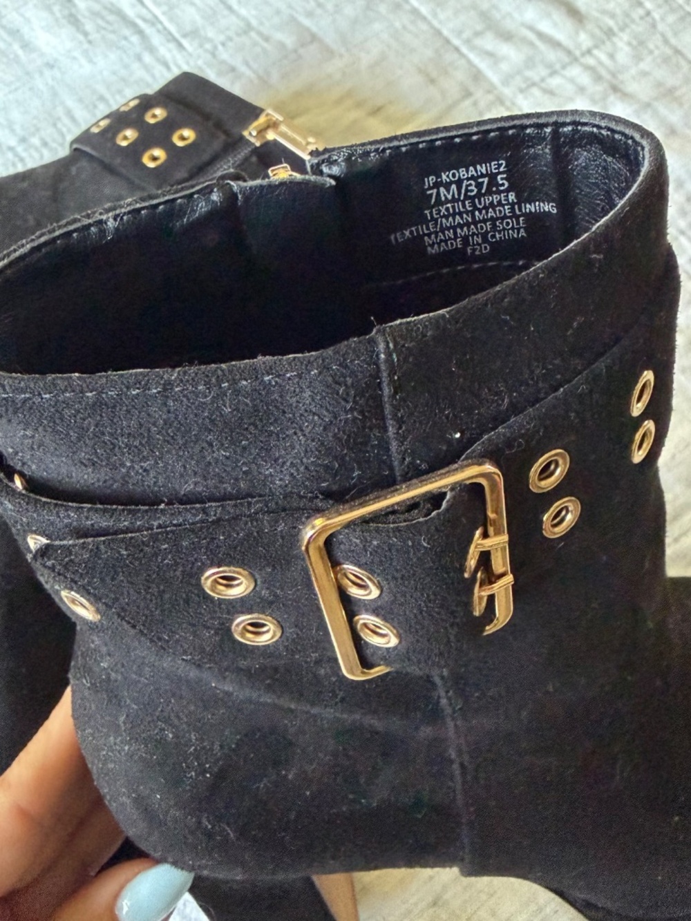 Black Jessica Simpson Ankle Boots - Picture 4 of 5